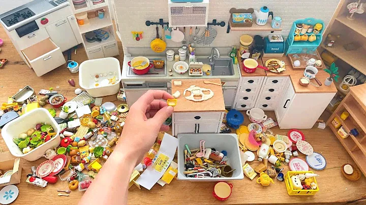 Miniature kitchen set installation ✨ ASMR ✨ Re-ment Collection ✨