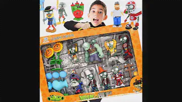 Plants vs Zombies 2 Complete Toys Set  Action Figures Soft Anime Dolls Kid Gift