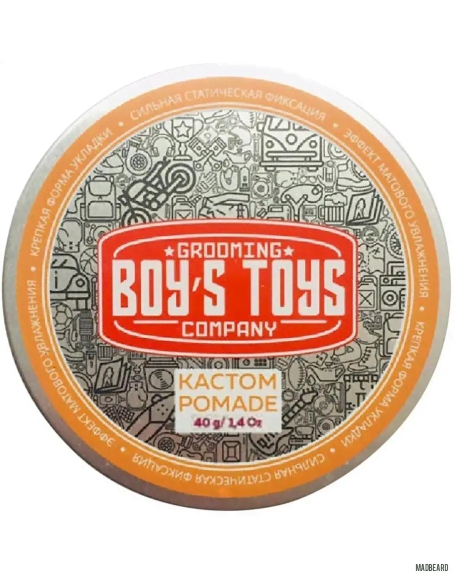 Boy's Toys Кастом Pomade - Помада для укладки волос 40 мл
