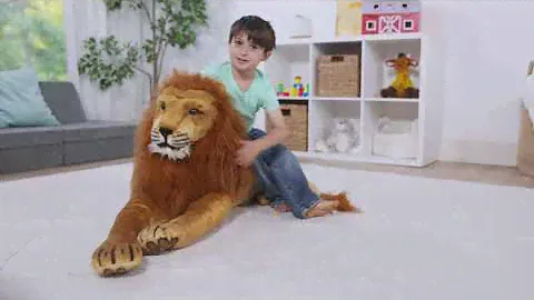 12102 - Melissa & Doug Stuffed Toy Lion 190 cm
