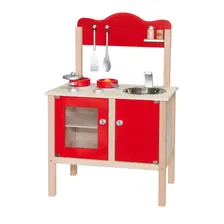 Детская деревянная кухня Viga Toys 50384 с аксессуарами 83,5х54х30 см ВИГА