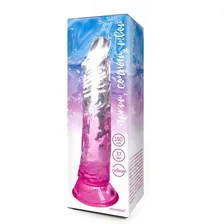 Фаллоимитатор гелевый на присоске, цвет фиолетовый, Bior Toys let-14003