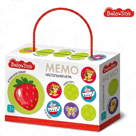 Игра настольная Baby Toys МЕМО с 3лет-0