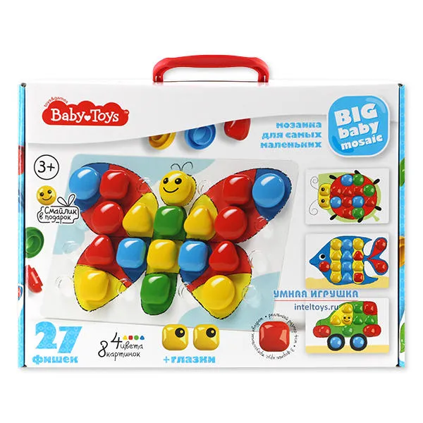 Мозаика для самых маленьких «Baby Toys», 27 фишек, Десятое королевство-0