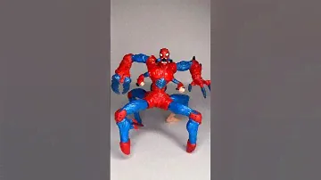 Фигурка Monster Spider Man Toy Biz 1997 Marvel #toybiz #marvel #spiderman #человекпаук #monster