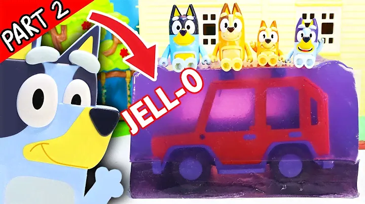 Bluey Funny Jello Pranks with Bluey Toys - Bluey and Bingo Funny Jokes - BEST Bluey Toy Pranks