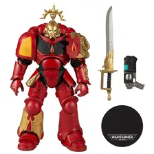 Фигурка McFarlane Toys Лейтенант Примарис Вархаммер (Warhammer 40000 Blood Angels Primaris Space Marine) золотистый