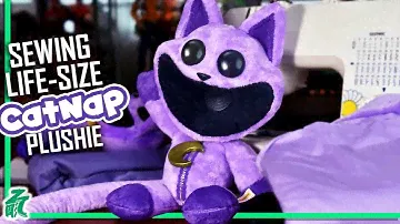 I Made CatNap Plush In REAL LIFE | Sewing Poppy Playtime 3 Mega 8KS 3D Printed Smiling Critters