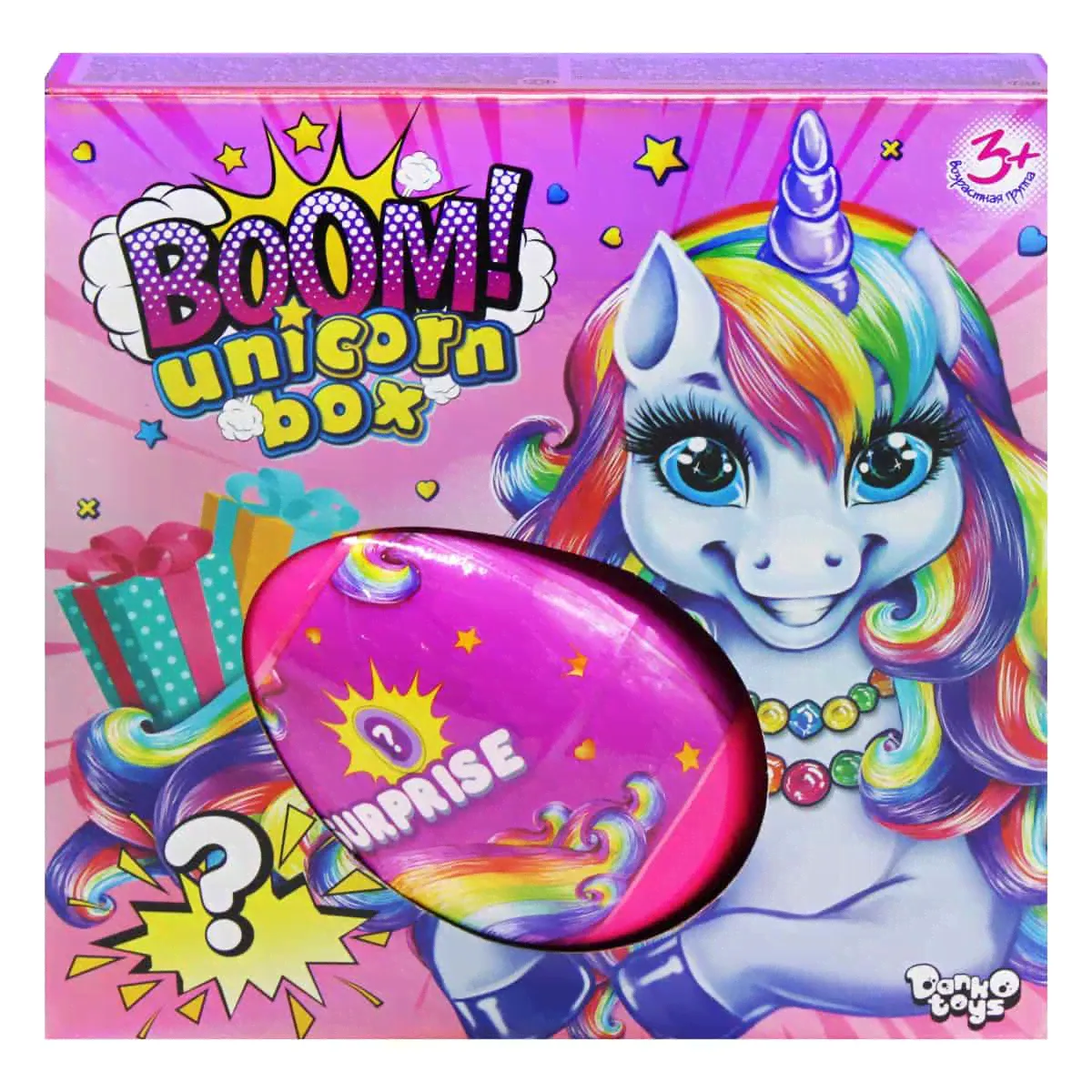 Игрушка-сюрприз Boom! Unicorn Box Danko Toys BUB-01-01-0