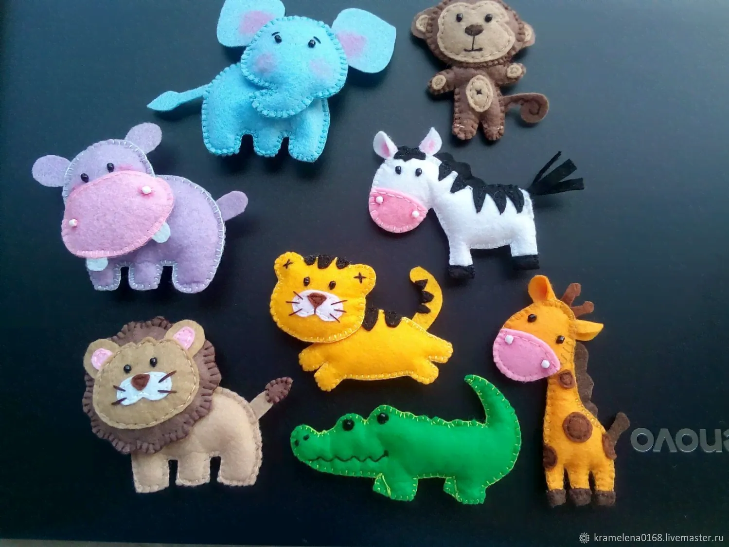 Felt toys "Funny animals"