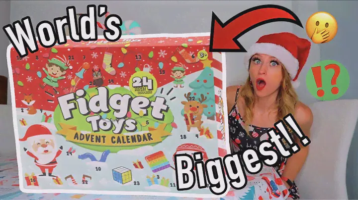 UNBOXING THE WORLD'S BIGGEST MYSTERY *FIDGET* ADVENT CALENDAR!!😱🎁⁉️ (24 MYSTERY BOXES...😦🎁)