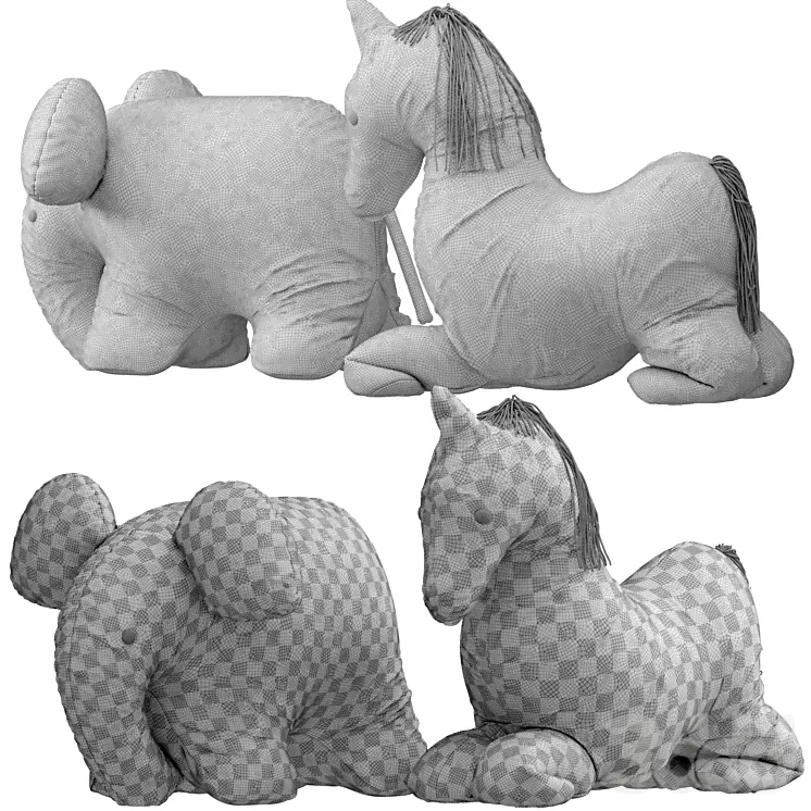 Soft plush toys - Игрушки - 3D модель-2