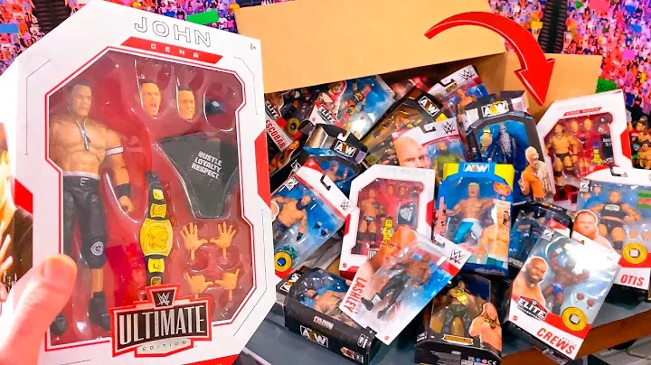 MASSIVE WWE & AEW Action Figure Unboxing!