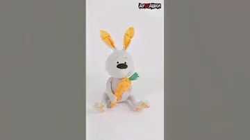 Мягкая игрушка Заяц и Морковка Дурашки от Maxitoys