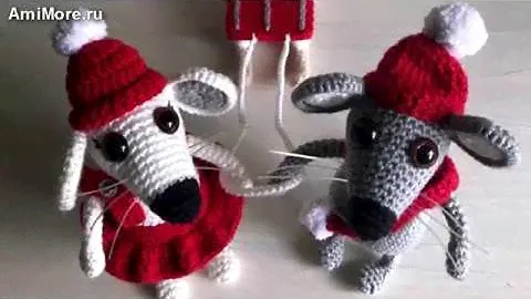 Амигуруми: схема Мышки МыШурики. Игрушки вязаные крючком - Free crochet patterns.
