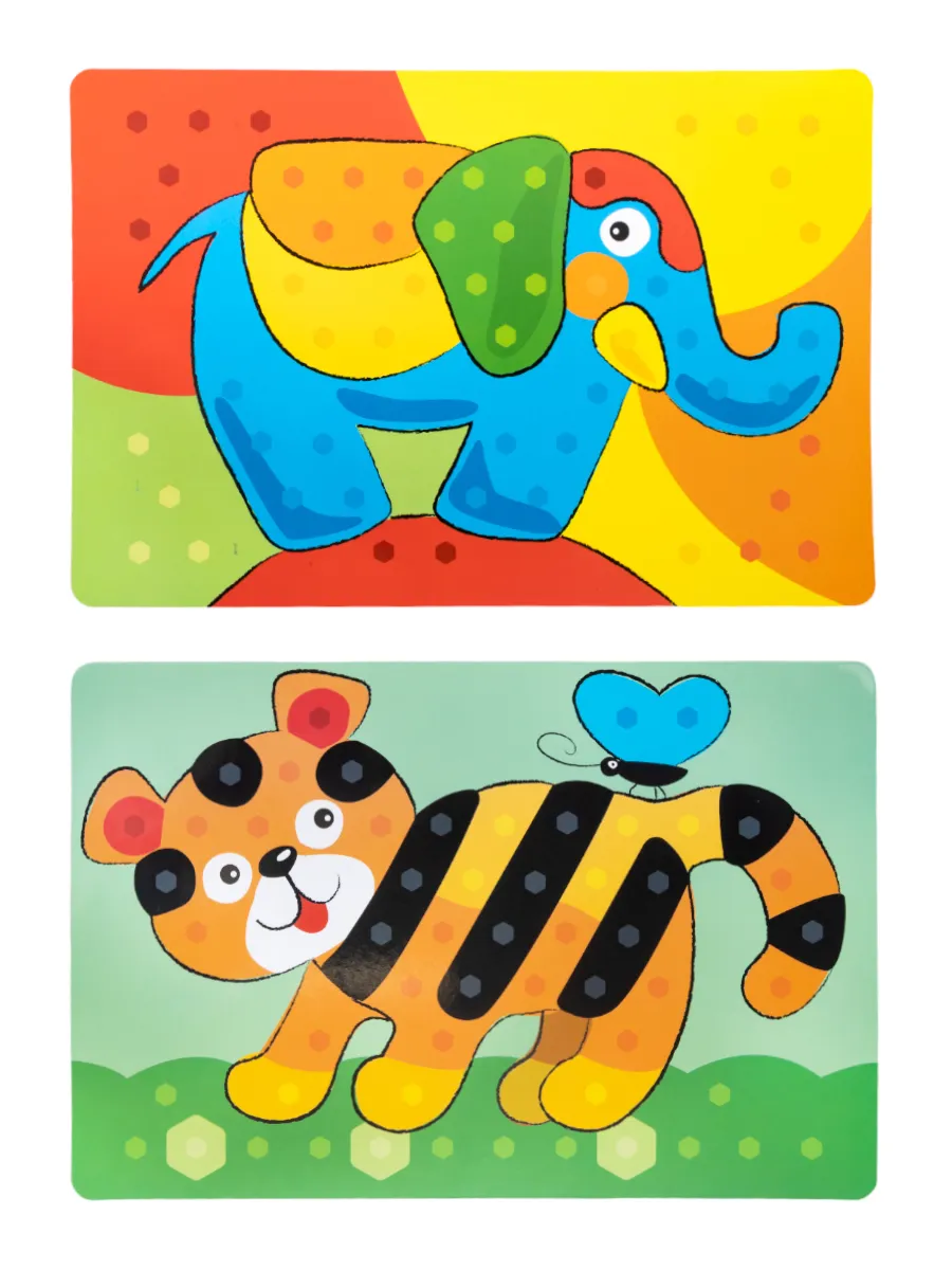 Мозаика для самых маленьких «Трактор» Baby Toys (107 элементов)-1